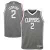 Meraviglioso Comodo Kawhi Leonard LA Clippers Nike Youth 2020/21 Swingman Player Jersey Gray Earned Edition