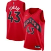 Meraviglioso Delizioso Sofisticato Pascal Siakam Toronto Raptors Nike 2021/22 Diamond Swingman Jersey Icon Edition Red