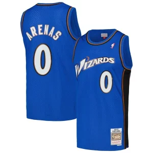 Meraviglioso Gilbert Arenas Washington Wizards 2004/05 Hardwood Classics Swingman Jersey Blue