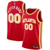 Lussuoso Atlanta Hawks Nike 2020/21 Swingman Custom Jersey Icon Edition Red