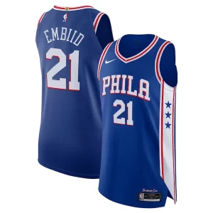 Meraviglioso Joel Embiid Philadelphia 76ers Nike Authentic Jersey Association Edition Royal