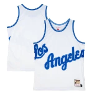 Meraviglioso Los Angeles Lakers Hardwood Classics Blown Out Fashion Jersey White