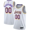 Meraviglioso Los Angeles Lakers Nike 2020/21 Swingman Custom Jersey Association Edition White