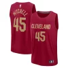 Stupendo Donovan Mitchell Cleveland Cavaliers Youth Fast Break Replica Player Jersey Icon Edition Wine
