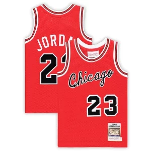 Meraviglioso Michael Jordan Chicago Bulls Toddler Hardwood Classics 1984/85 Authentic Swingman Jersey Red
