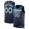 Meraviglioso Prestigioso Minnesota Timberwolves Nike Unisex Swingman Custom Jersey Navy Icon Edition