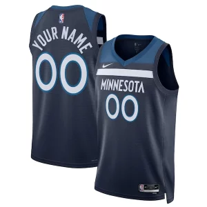 Meraviglioso Prestigioso Minnesota Timberwolves Nike Unisex Swingman Custom Jersey Navy Icon Edition