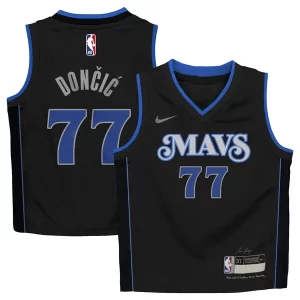 Meraviglioso Raffinato Ottimo Luka Dončić Dallas Mavericks Nike Toddler 2023/24 Swingman Replica Jersey City Edition Black