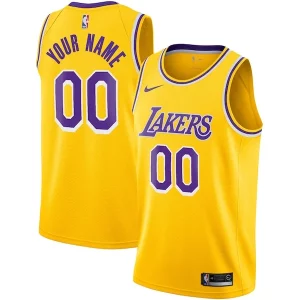 Meraviglioso Sofisticato Los Angeles Lakers Nike Custom Swingman Jersey Gold Icon Edition