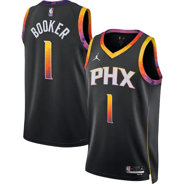 Moderno Bellissimo Devin Booker Phoenix Suns Jordan Brand Unisex Swingman Jersey Statement Edition Black