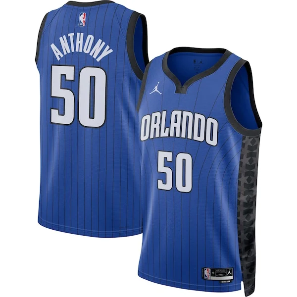 Moderno Carino Cole Anthony Orlando Magic Jordan Brand Unisex Swingman Jersey Statement Edition Blue