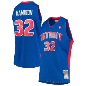 Moderno Carino Richard Hamilton Detroit Pistons 2003/04 Hardwood Classics Swingman Jersey Blue