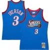 Moderno Classico Allen Iverson Philadelphia 76ers Hardwood Classics 1997/98 Tropical Swingman Jersey Royal