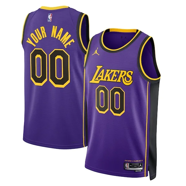 Moderno Classico Carino Los Angeles Lakers Jordan Brand Unisex 2022/23 Swingman Custom Jersey Statement Edition Purple