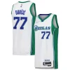 Moderno Classico Luka Dončić Dallas Mavericks Nike Swingman Player Jersey City Edition White