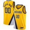 Moderno Cool Indiana Pacers Jordan Brand Swingman Custom Jersey Statement Edition Gold