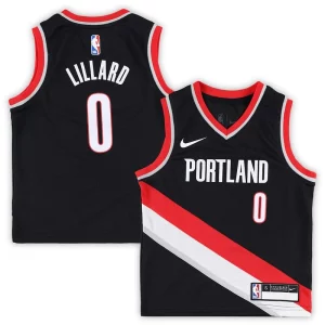 Moderno Damian Lillard Portland Trail Blazers Nike Preschool Swingman Player Jersey Icon Edition Black