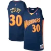 Moderno Elegante Stephen Curry Golden State Warriors 2009/10 Big & Tall Hardwood Classics Swingman Jersey Navy