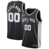 Moderno Fascinante Magnifico San Antonio Spurs Nike Swingman Custom Jersey Black Icon Edition