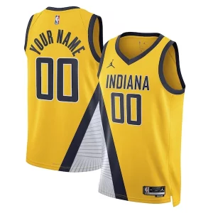 Moderno Indiana Pacers Jordan Brand Unisex 2022/23 Swingman Custom Jersey Statement Edition Yellow