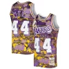 Moderno Jerry West Los Angeles Lakers 1971/72 Hardwood Classics Lunar New Year Swingman Jersey Purple
