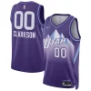 Moderno Jordan Clarkson Utah Jazz Nike Unisex 2024/25 Swingman Player Jersey City Edition Purple