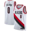 Moderno Magnifico Damian Lillard Portland Trail Blazers Nike Unisex Swingman Jersey Association Edition White/Black