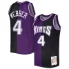Moderno Resistente Sofisticato Chris Webber Sacramento Kings Hardwood Classics 2000/01 Split Swingman Jersey Purple/Black