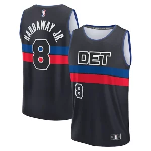 Moderno Robusto Versatile Tim Hardaway Jr. Detroit Pistons Fast Break Player Jersey Statement Edition Black