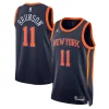 Moderno Splendido Ottimo Jalen Brunson New York Knicks Jordan Brand Unisex Swingman Player Jersey Statement Edition Navy