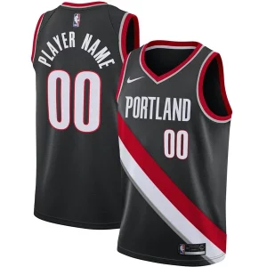 Moderno Splendido Portland Trail Blazers Nike 2020/21 Swingman Custom Jersey Icon Edition Black