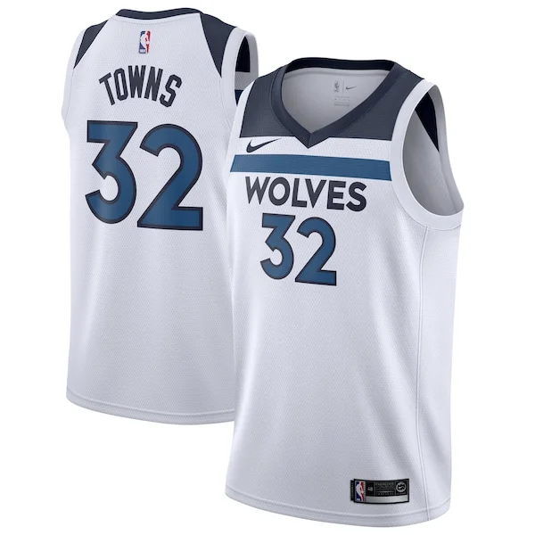 Moderno Stupendo Splendido Karl Anthony Towns Minnesota Timberwolves Nike Swingman Jersey White Association Edition