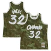 Ottimo Accattivante Lussuoso Shaquille O'Neal Orlando Magic Hardwood Classics 1994/95 Ghost Green Swingman Jersey Camo