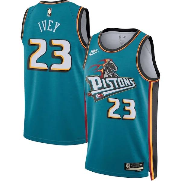 Ottimo Comodo Jaden Ivey Detroit Pistons Nike Swingman Jersey Classic Edition Teal