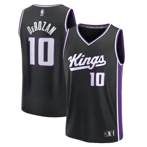 Fascinante DeMar DeRozan Sacramento Kings Fast Break Replica Player Jersey Icon Edition Black
