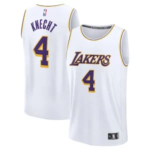 Comodo Dalton Knecht Los Angeles Lakers Fast Break Replica Player Jersey Association Edition White