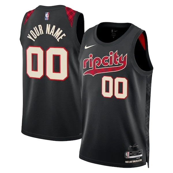 Ottimo Portland Trail Blazers Nike Unisex 2023/24 Custom Swingman Jersey Black City Edition