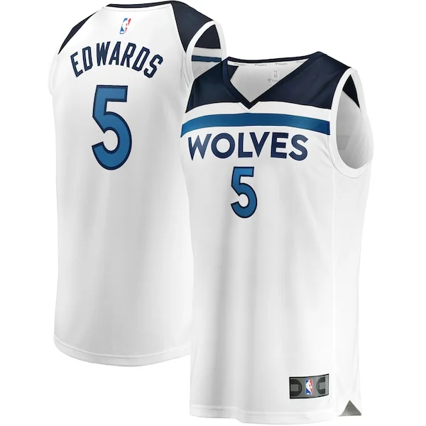 Ottimo Prestigioso Anthony Edwards Minnesota Timberwolves Youth Fast Break Replica Player Jersey Association Edition White