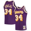 Ottimo Prestigioso Fascinante Shaquille O'Neal Los Angeles Lakers Hardwood Classics Swingman Jersey Purple/Royal/Gold