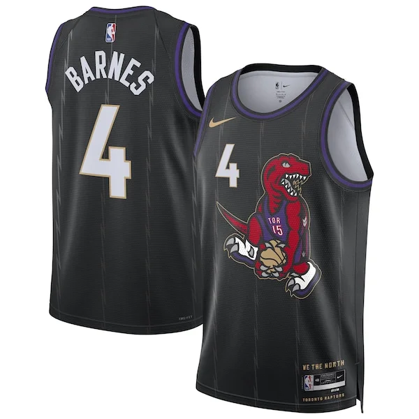 Ottimo Scottie Barnes Toronto Raptors Nike Unisex 2024/25 Swingman Player Jersey City Edition Black