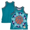Ottimo Sofisticato Utah Jazz Hardwood Classics Blown Out Fashion Jersey Turquoise