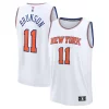 Pratico Accattivante Attraente Jalen Brunson New York Knicks Fast Break Replica Player Jersey Association Edition White