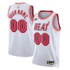 Pratico Cool Miami Heat Nike Unisex 2022/23 Custom Swingman Jersey Classic Edition White