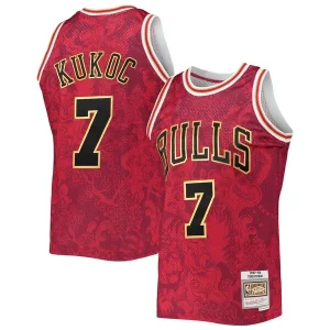 Pratico Cool Prestigioso Toni Kukoc Chicago Bulls Hardwood Classics 1997/98 Lunar New Year Swingman Jersey Red