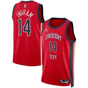 Moderno Brandon Ingram New Orleans Pelicans Jordan Brand Unisex Swingman Jersey Statement Edition Red