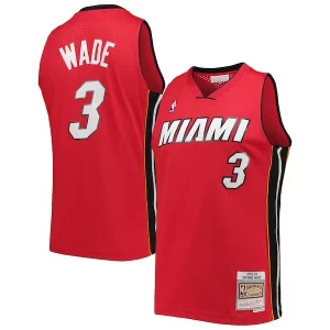 Pratico Dwyane Wade Miami Heat Big & Tall Hardwood Classics 2005/06 Swingman Jersey Red