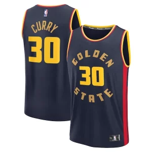 Pratico Fantastico Stephen Curry Golden State Warriors 2024/25 Fast Break Player Jersey City Edition Navy