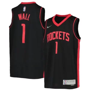 Pratico John Wall Houston Rockets Nike Youth 2020/21 Swingman Player Jersey Earned Edition Black