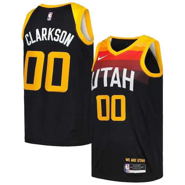 Pratico Jordan Clarkson Utah Jazz Nike Swingman Player Jersey City Edition Black
