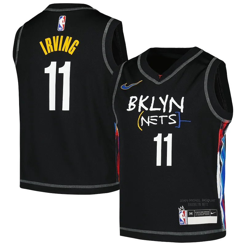 Pratico Kyrie Irving Brooklyn Nets Nike Preschool 2020/21 Swingman Jersey City Edition Black
